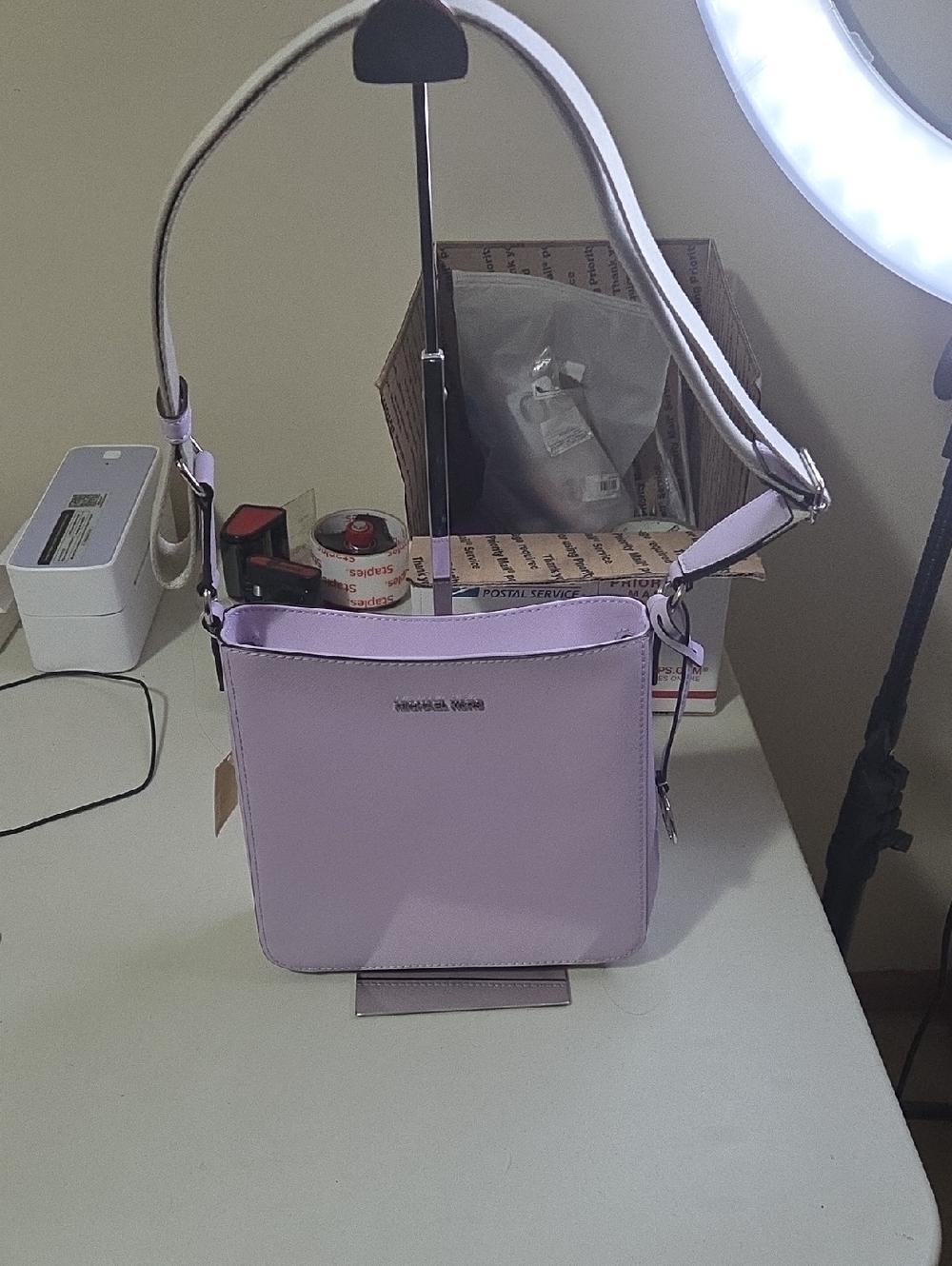 Michael Kors Light Lilac Shoulder Bag